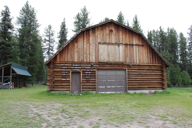 7191 Boy Scout Rd, Seeley Lake, MT 59868 - view of detached garage