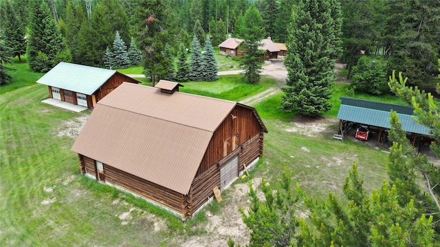 7191 Boy Scout Rd, Seeley Lake, MT 59868 - view of subject property with a heavily wooded area