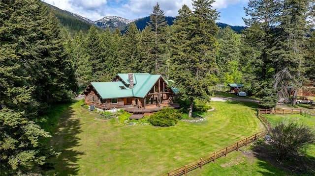 1473 Foothill Rd, Kalispell, MT 59901 - aerial view of property and surrounding area with a heavily wooded area