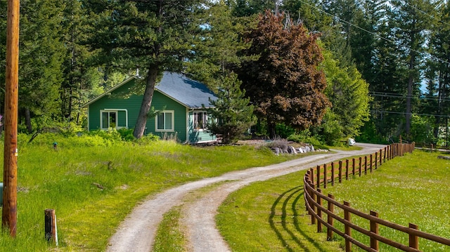1473 Foothill Rd, Kalispell, MT 59901 - view of yard with driveway