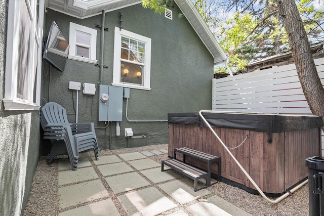 322 W Lawrence St, Helena, MT 59601 - view of patio featuring a hot tub