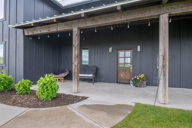 42730 Ridgeway Rd, Charlo, MT 59824 - entrance to property featuring a patio and metal roof