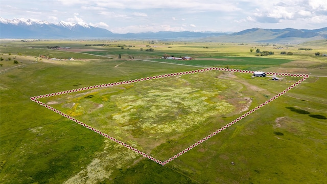 42730 Ridgeway Rd, Charlo, MT 59824 - aerial view of sparsely populated area featuring a mountainous background