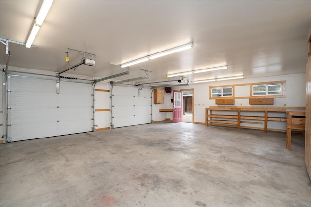 413 S Oak St, Townsend, MT 59644 - garage featuring a garage door opener