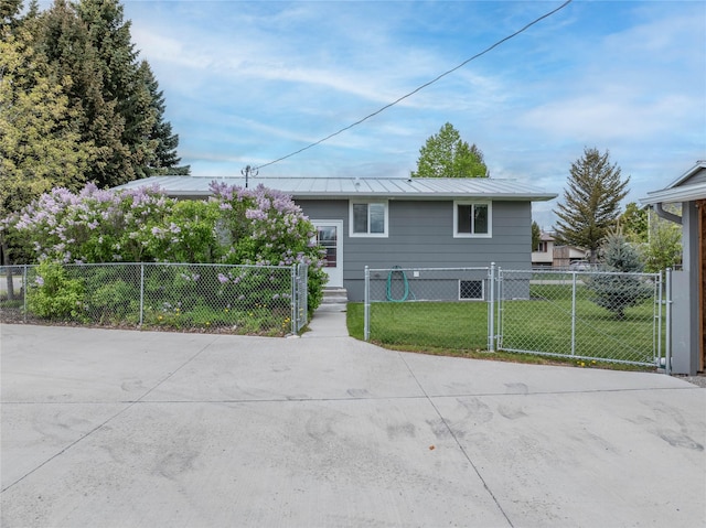 413 S Oak St, Townsend, MT 59644 - back of property with a standing seam roof and metal roof