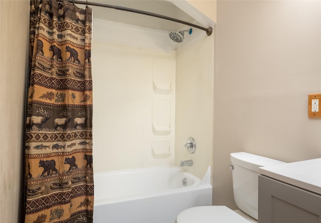 2109 S 5th St W, Missoula, MT 59801 - bathroom with shower / bath combination with curtain, toilet, and vanity