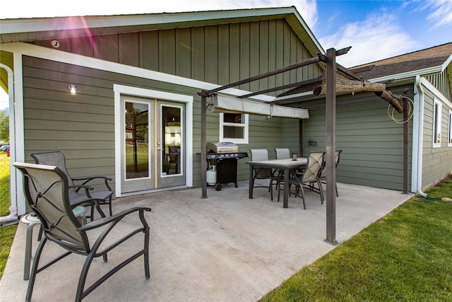 435 6th Ave NW, Ronan, MT 59864 - view of patio featuring area for grilling and french doors