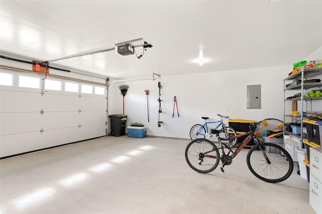 435 6th Ave NW, Ronan, MT 59864 - garage with a garage door opener and electric panel