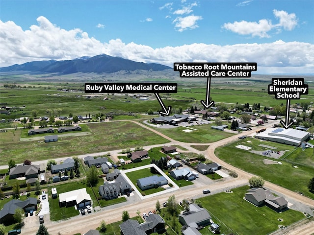 506 Centennial Dr, Sheridan, MT 59749 - drone / aerial view of a mountainous background