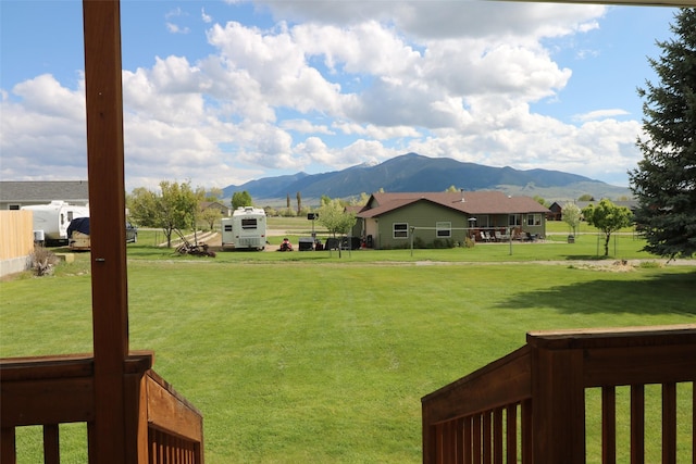 506 Centennial Dr, Sheridan, MT 59749 - view of green lawn featuring a mountain view