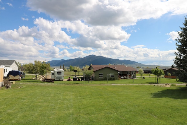 506 Centennial Dr, Sheridan, MT 59749 - view of green lawn featuring a mountain view