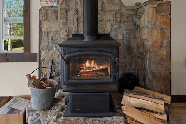 209 Caps Rd, Kalispell, MT 59901 - detailed view of a wood stove
