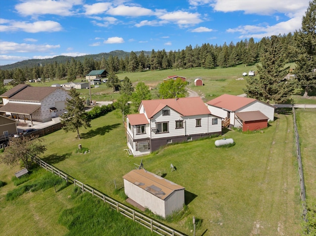 209 Caps Rd, Kalispell, MT 59901 - view from above of property with a forest