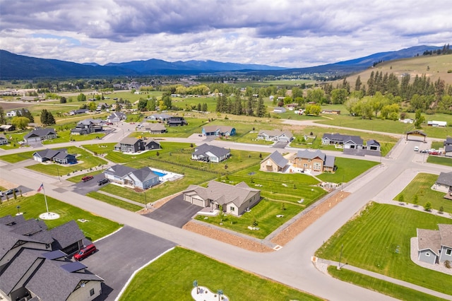15276 Tyson Way, Frenchtown, MT 59834 - aerial view of residential area with a mountain backdrop