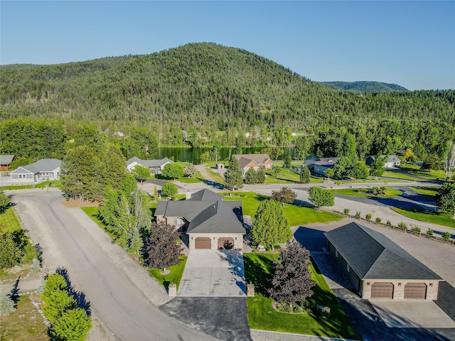700 Airfield Rd, Libby, MT 59923 - drone / aerial view of a forest and a mountainous background