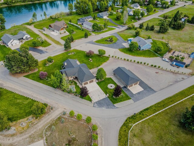700 Airfield Rd, Libby, MT 59923 - aerial perspective of suburban area with a nearby body of water
