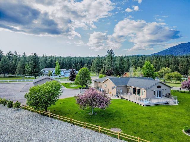 700 Airfield Rd, Libby, MT 59923 - aerial view of property and surrounding area featuring a forest