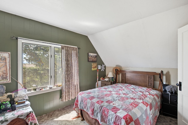 151 6th Ln NE, Fairfield, MT 59436 - bedroom featuring carpet floors and lofted ceiling