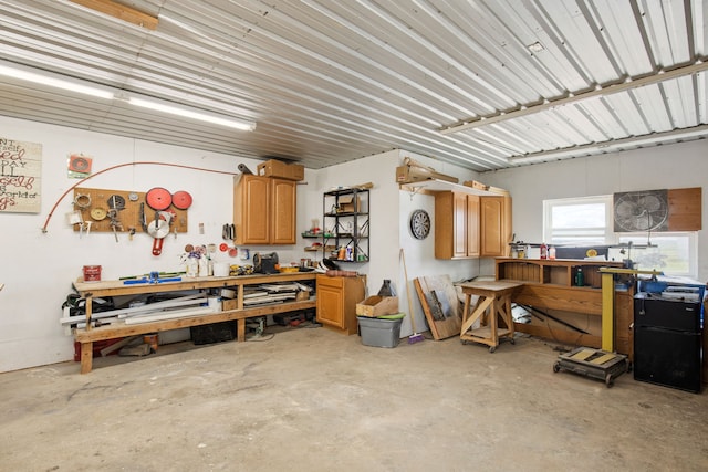 151 6th Ln NE, Fairfield, MT 59436 - garage with a workshop area