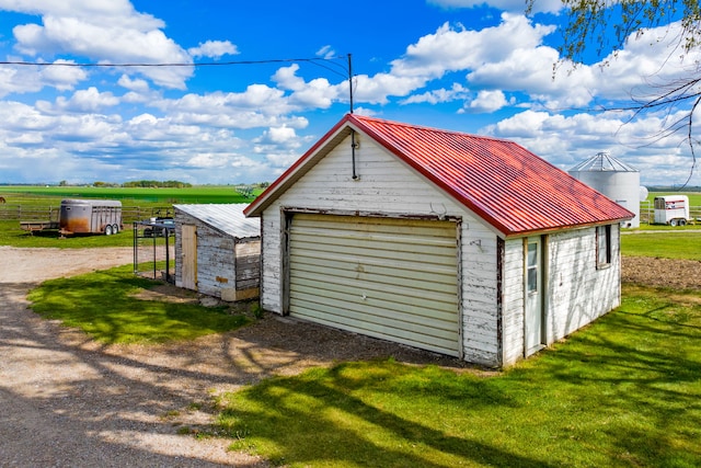 151 6th Ln NE, Fairfield, MT 59436 - detached garage featuring driveway