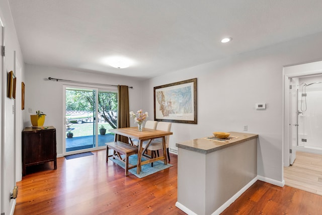 630 Woodworth Ave, Missoula, MT 59801 - dining space with wood finished floors and recessed lighting