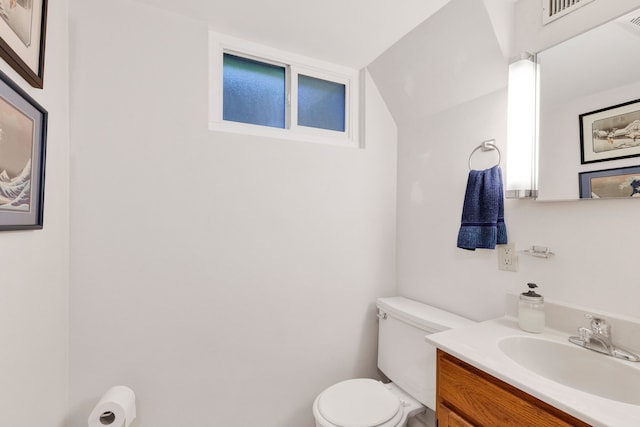 630 Woodworth Ave, Missoula, MT 59801 - bathroom featuring vanity and lofted ceiling