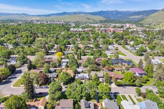 630 Woodworth Ave, Missoula, MT 59801 - aerial view of residential area featuring mountains
