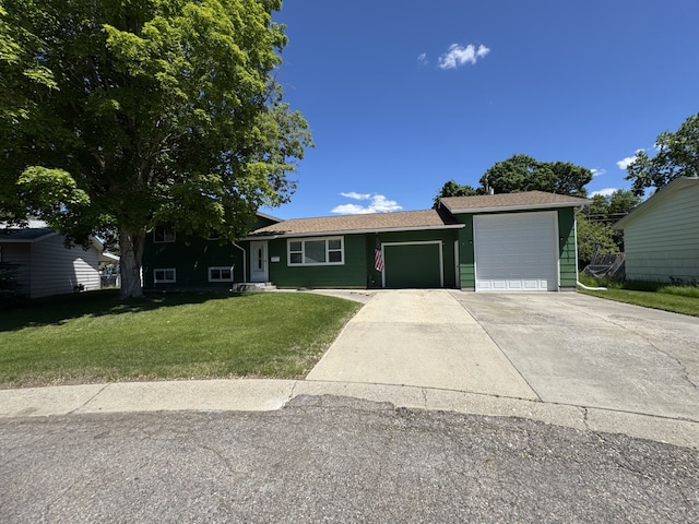 3 Rosebud Ln, Missoula, MT 59801 - view of front of property with a garage, driveway, and a front lawn