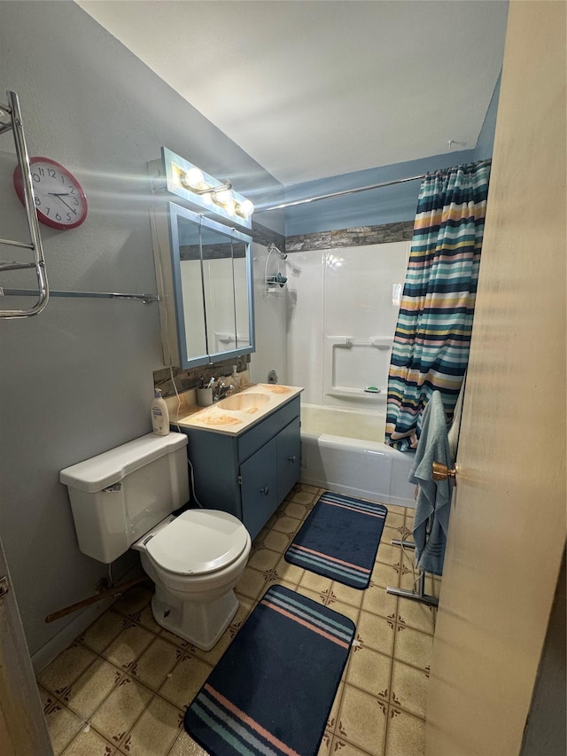 1030 Washington Ave, Havre, MT 59501 - bathroom with toilet, shower / tub combo, and vanity