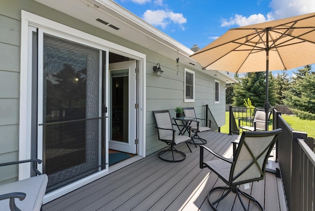 36 Winchester St, Kalispell, MT 59901 - view of wooden terrace