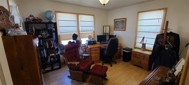 225 4th Ave SE, Dutton, MT 59433 - office area with light wood-style floors