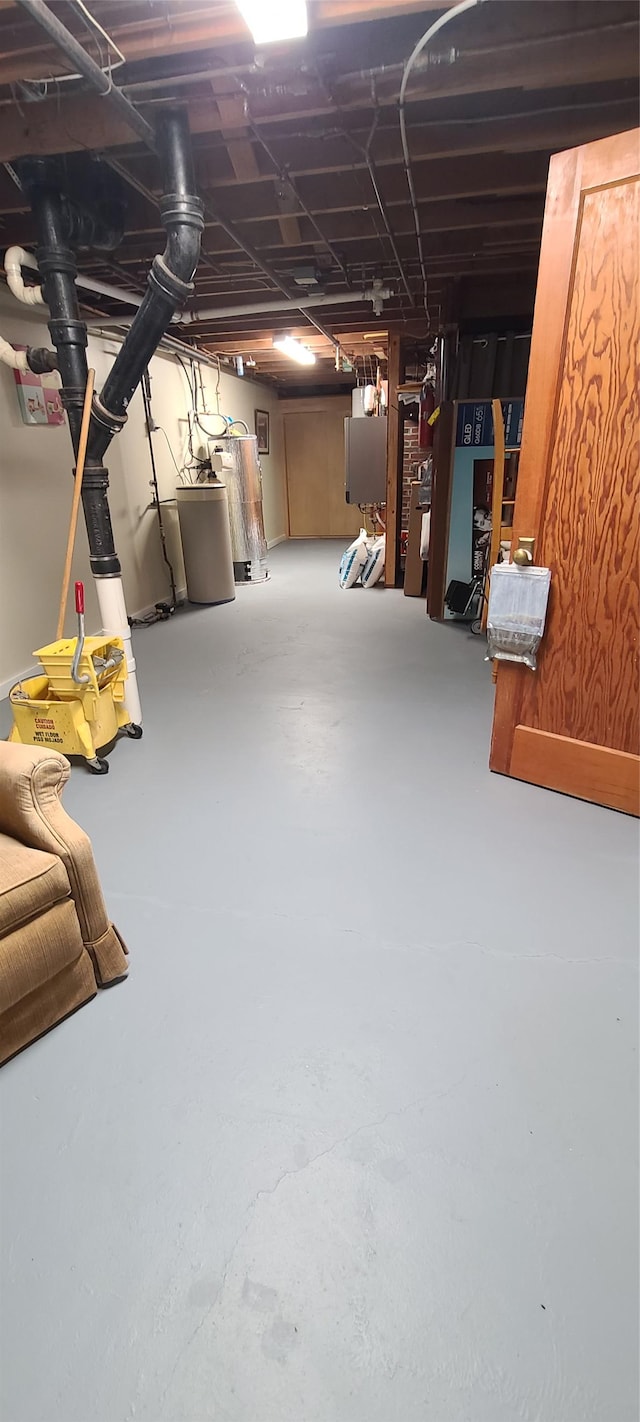 225 4th Ave SE, Dutton, MT 59433 - unfinished basement with a water softener system
