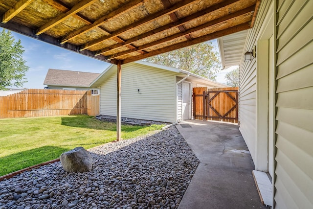 144 Beargrass Ln, Kalispell, MT 59901 - view of patio with a gate