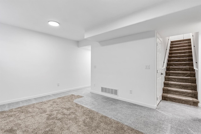 1337A Lily Ct, Missoula, MT 59802 - finished below grade area featuring carpet, stairs, and baseboards