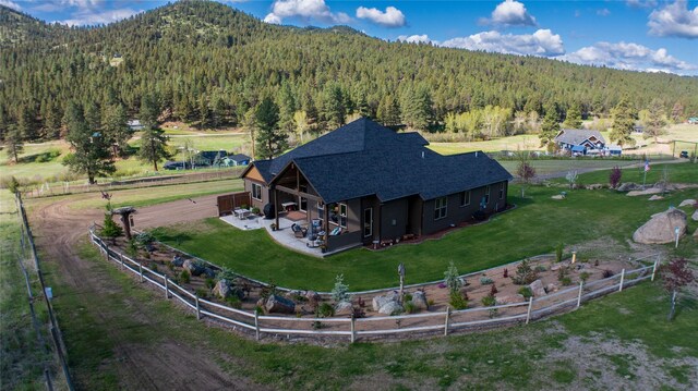 20 Penny Ln, Clancy, MT 59634 - view from above of property with a heavily wooded area and mountains
