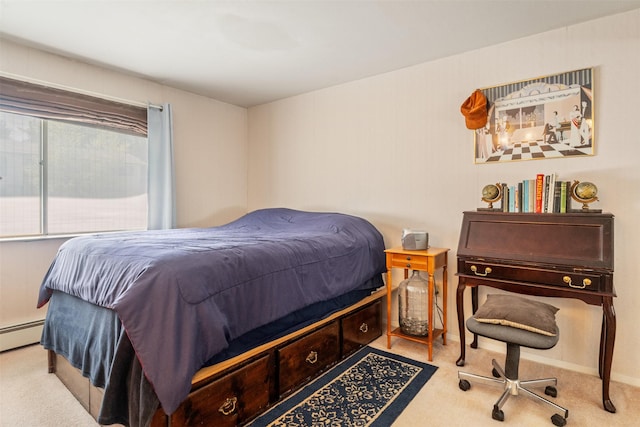 2404 56th St, Missoula, MT 59803 - bedroom with carpet flooring and baseboard heating