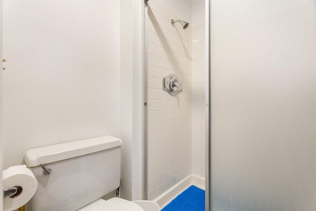 2404 56th St, Missoula, MT 59803 - bathroom featuring a stall shower and toilet