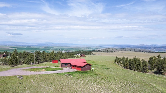 6180 Elkhorn Rd, Helena, MT 59602 - overview of rural landscape featuring a mountainous background