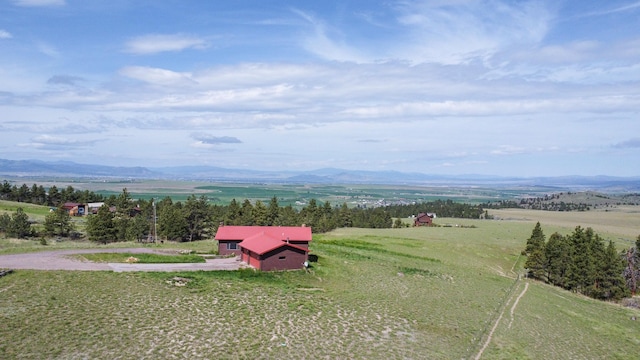 6180 Elkhorn Rd, Helena, MT 59602 - view of rural area featuring a mountainous background