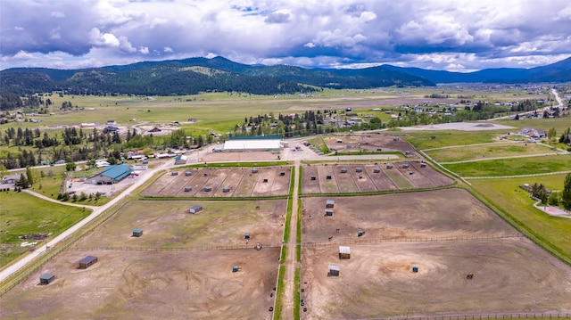 300 Morning View Dr, Kalispell, MT 59901 - aerial view of property and surrounding area with a mountainous background