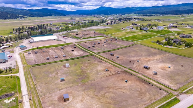 300 Morning View Dr, Kalispell, MT 59901 - aerial view of property's location featuring a mountain backdrop