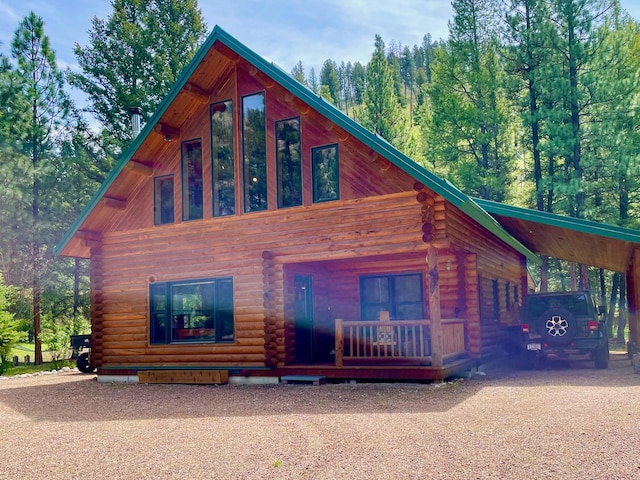 30 Williams Gulch Loop, Philipsburg, MT 59858 - log home featuring log siding