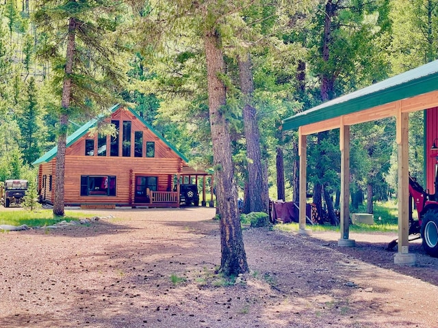 30 Williams Gulch Loop, Philipsburg, MT 59858 - view of yard featuring a forest view