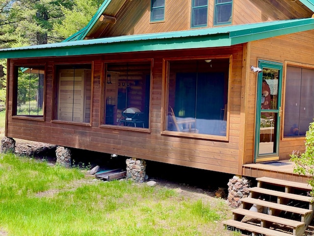 30 Williams Gulch Loop, Philipsburg, MT 59858 - view of side of property featuring a metal roof