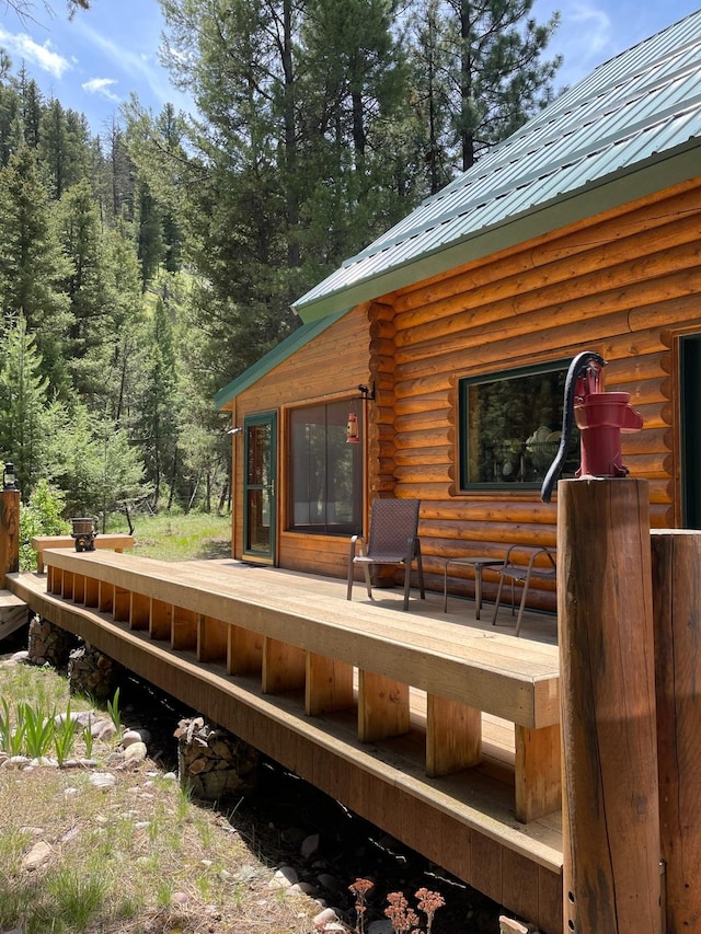 30 Williams Gulch Loop, Philipsburg, MT 59858 - view of wooden deck