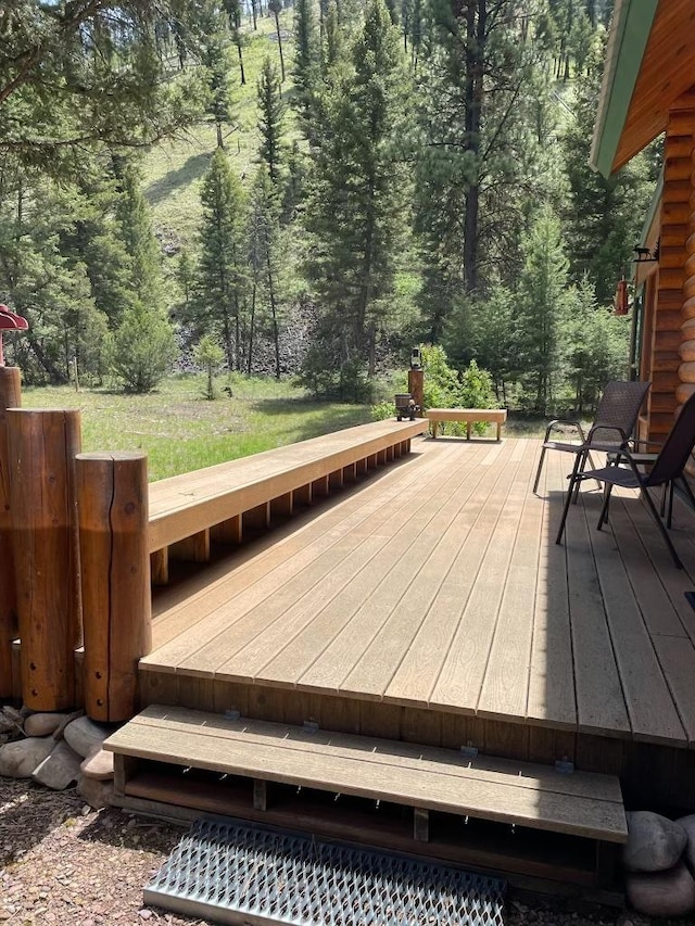 30 Williams Gulch Loop, Philipsburg, MT 59858 - view of wooden terrace