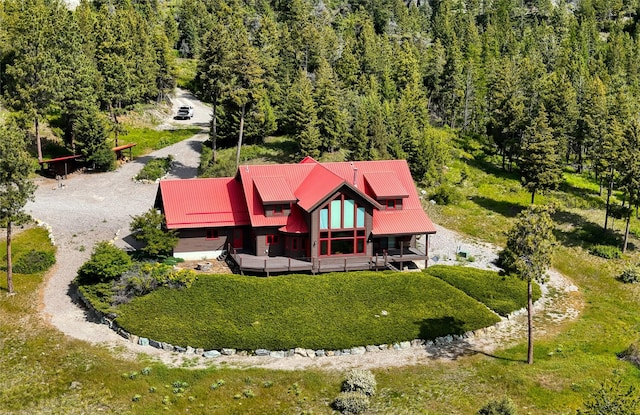 251 S Eighty Dr, Somers, MT 59932 - view of subject property featuring a forest