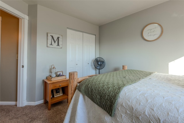 5946 Johnson Rd, East Helena, MT 59635 - carpeted bedroom with a closet and baseboards