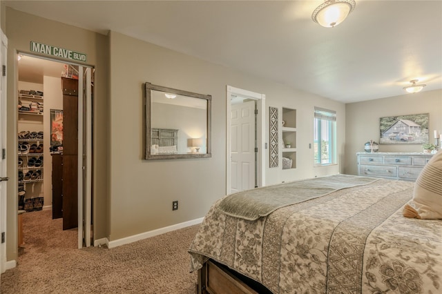 5946 Johnson Rd, East Helena, MT 59635 - bedroom with a spacious closet, carpet floors, baseboards, and a closet
