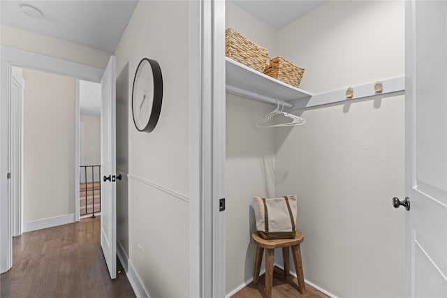 1683 Foxtail Dr, Kalispell, MT 59901 - walk in closet featuring dark wood-style flooring